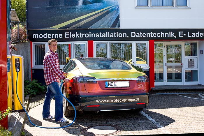 Ladestation, Eurotec, Elektromobil