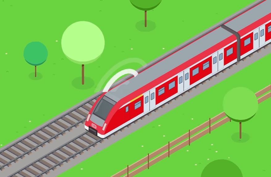 Leuchtende Bahnsteigkante für mehr Pünktlichkeit